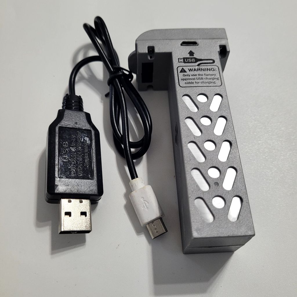4DRC F3 Drone Original Spare Part 4D-F3 USB Charger / 7.4V 2000mAh Lipo Battery Part for