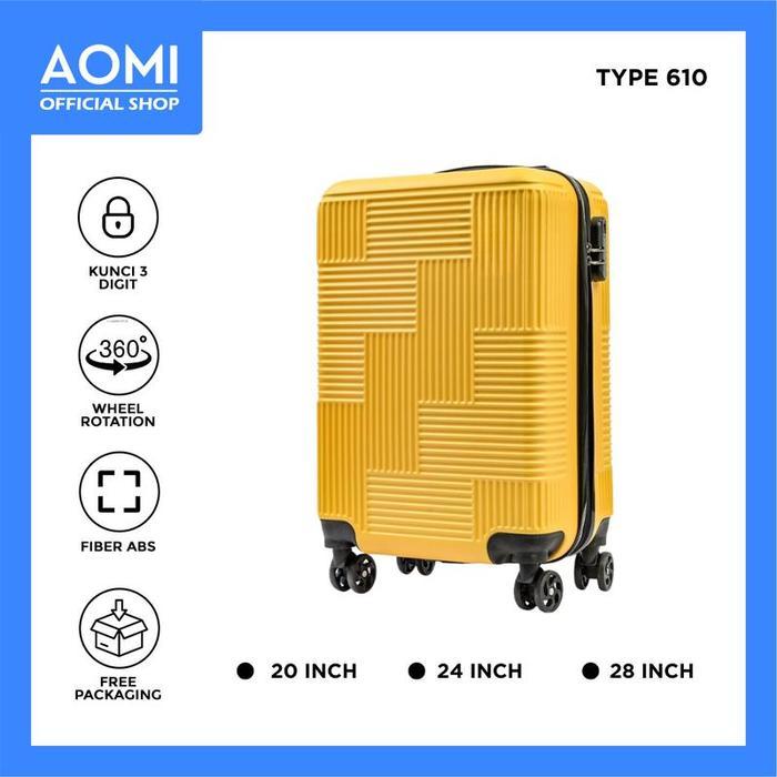 AOMI Koper Aomi Size 2 Inch Type 610 AO-804 Fiber ABS Aluminium 360 Wheel Kapasitas 35-40 kg