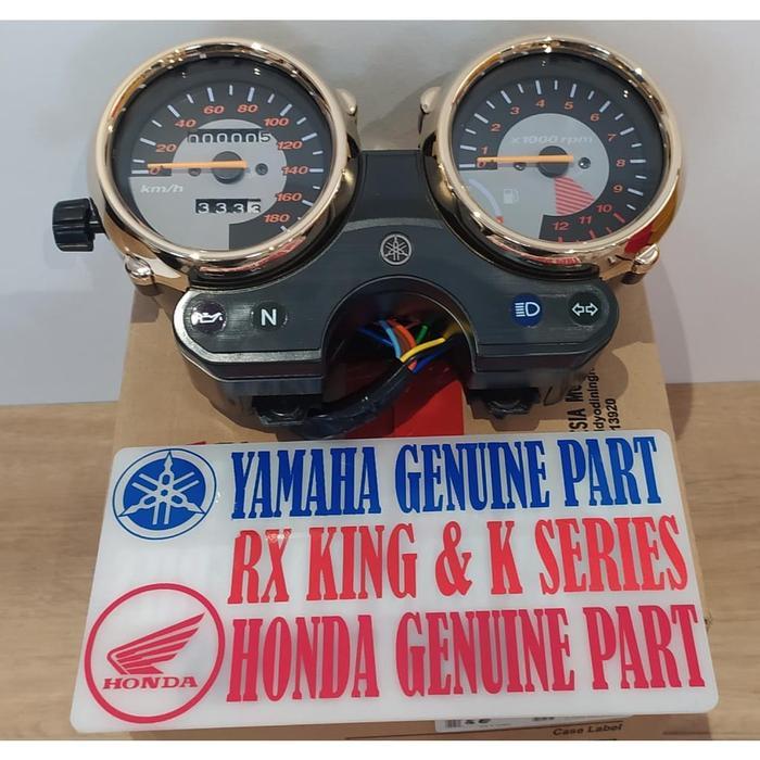 DISKON 3KA-H3500-20 SPEEDOMETER SPIDOMETER GOLD RX KING 2003 SE SPECIAL EDITION ANNIVERSARY 20TAHUN