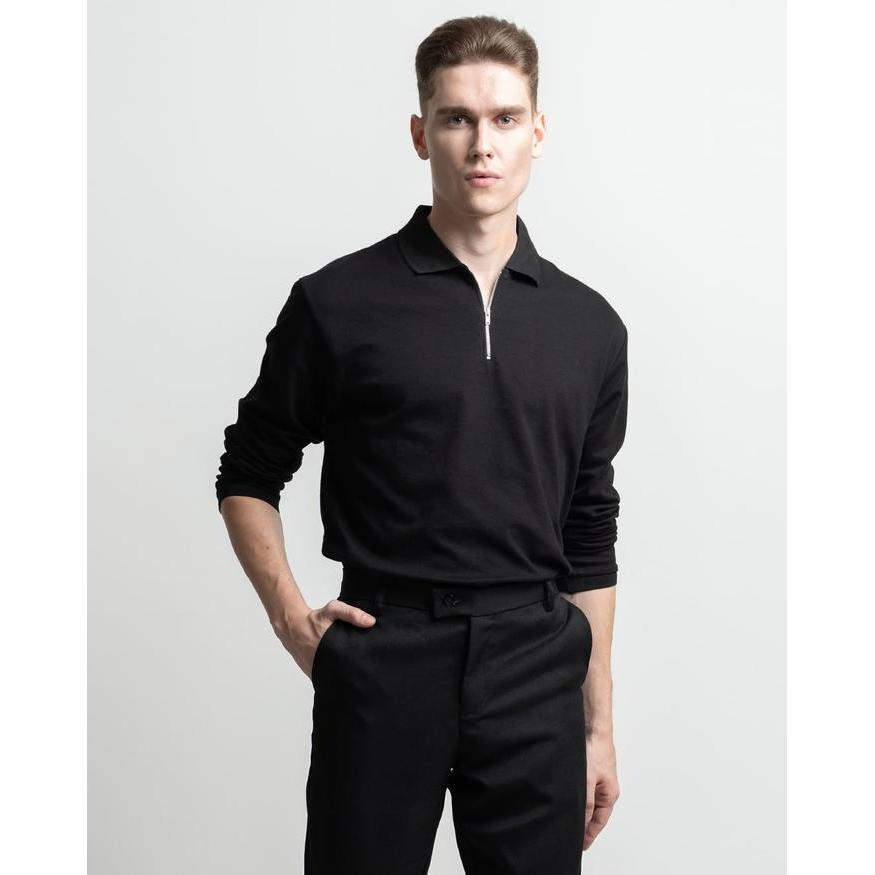 HSRM - Paul Polo Shirt Zipper Long Sleeve TwoBreeze