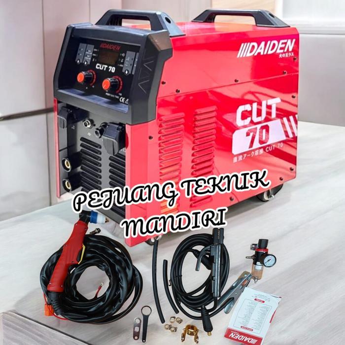 MESIN PLASMA CUTTING DAIDEN CUT 70 BUILT IN KOMPRESOR / MESIN LAS POTONG PLASMA DAIDEN CUT 70