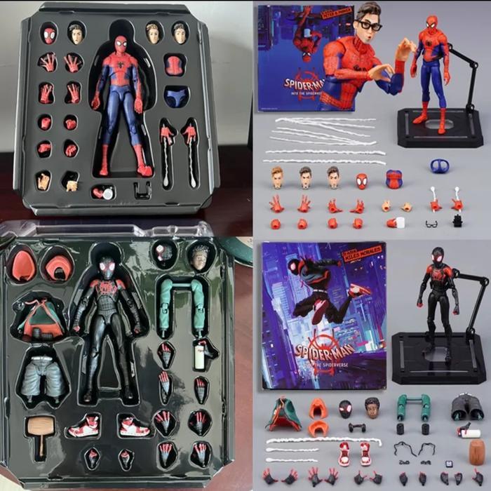 READY Sentinel Spiderman Peter B.Parker Miles Morales Spider Gwen