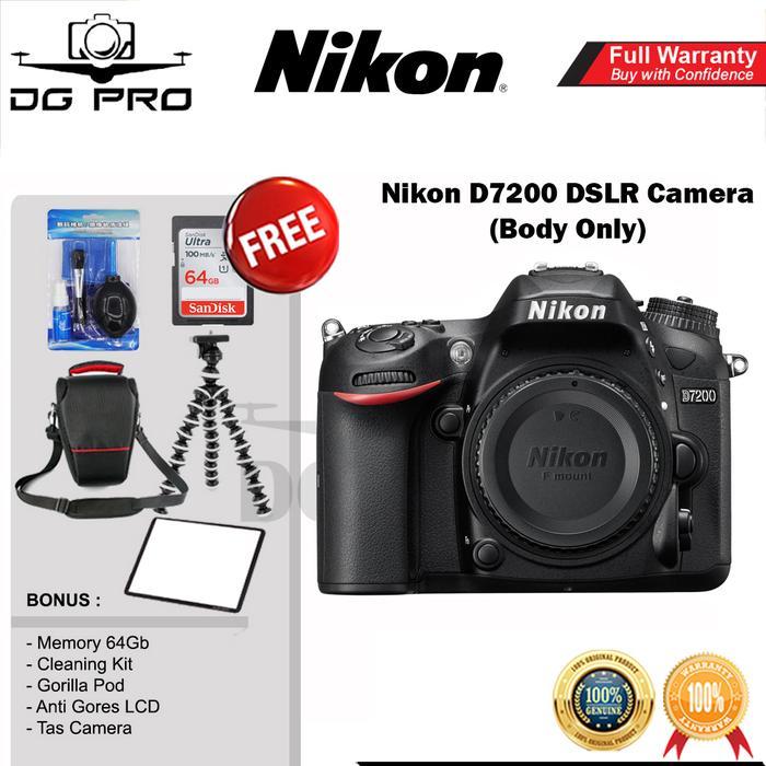 Nikon D7200 Body Only - Kamera Nikon D7200 Bodi Terbaru 