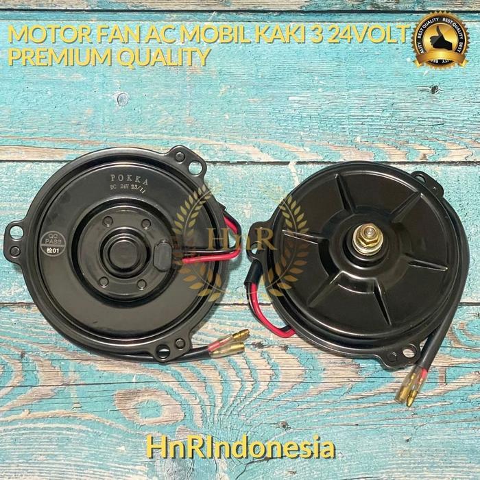 Motor Fan Motorfan Extra Fan Kondensor Ac Mobil Kaki Tiga
