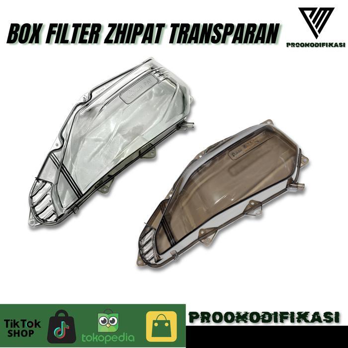 Cover Filter Box Filter Zhipat Smoke Bening Vario 125 150 Old New Pcx 150 Cbu Original Motorcycle