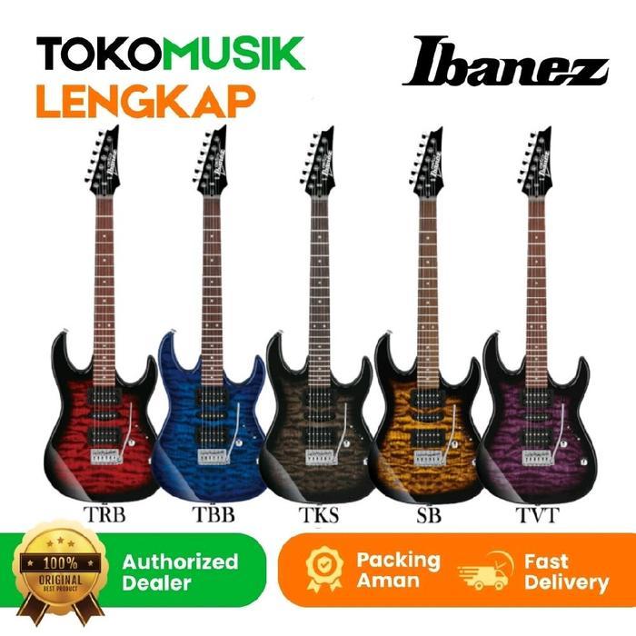 Gitar Elektrik Ibanez Gio GRX70QA Gitar Ibanez GRX 70 QA Ibanez Gio