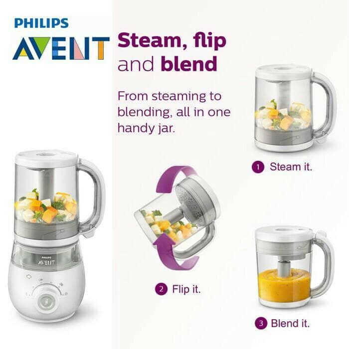 Avent Blender 4in1 4 in 1 Blender Steamer Philips Avent Food Processor