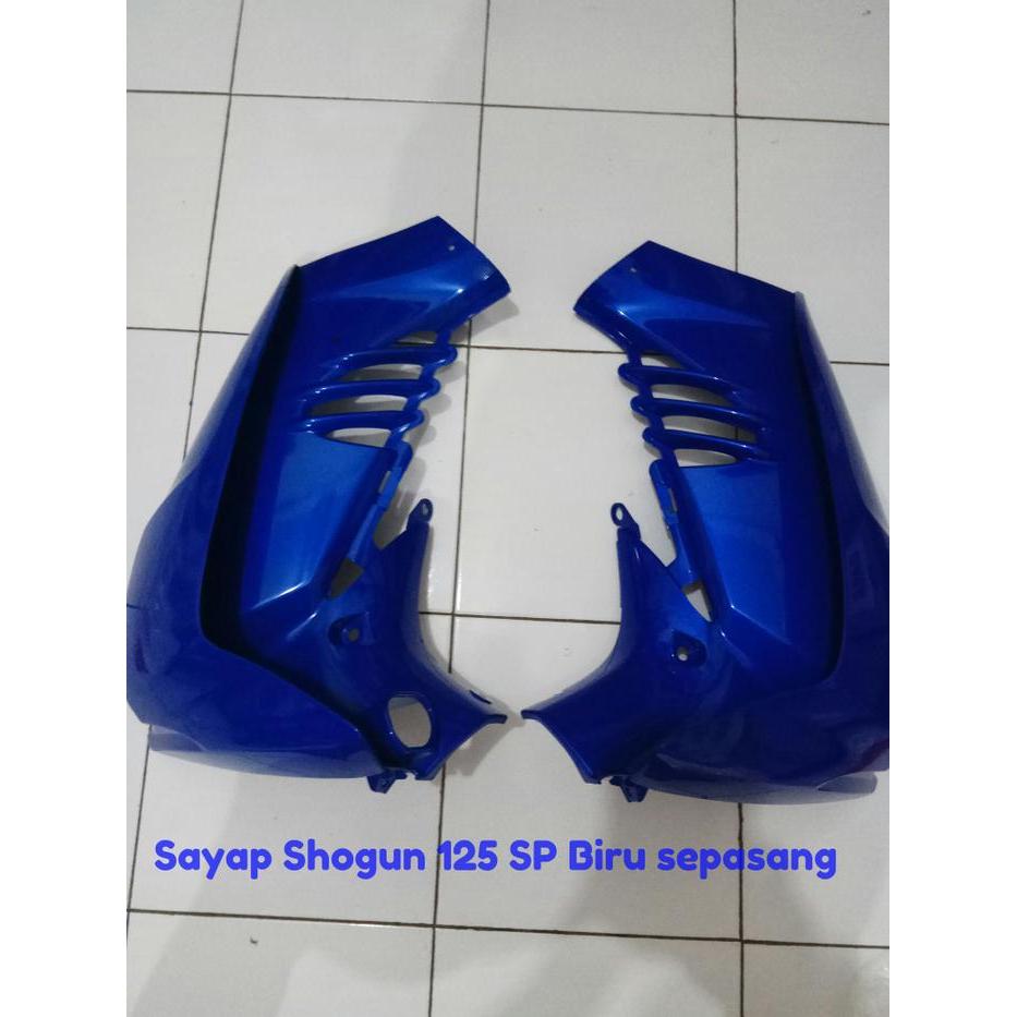 Sayap Shogun 125 SP biru metalik