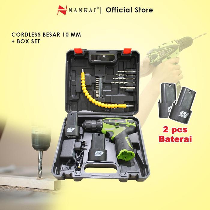 Nankai - Obeng Bor Tangan Elektrik + Charger Nankai