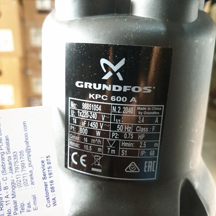 Pompa Celup Grundfos Kpc 600A Kpc 600 A