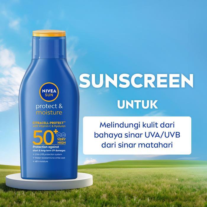 Premium Nivea Sun Body Lotion Spf Extra Protect Moisture Spf50+ 75Ml - Sunscreen Badan Lotion