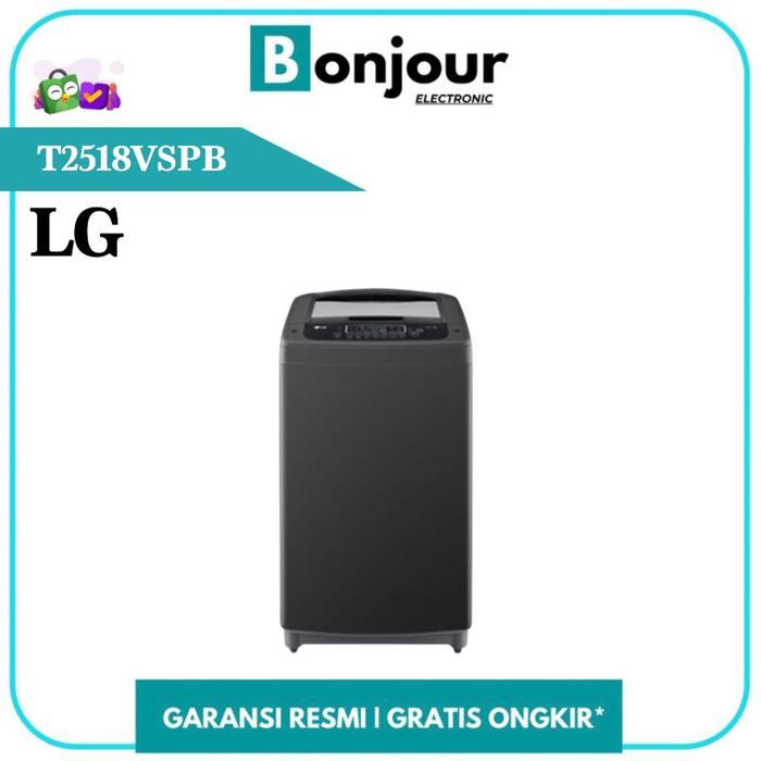 Mesin Cuci LG 18Kg T2518VSPB Inverter Top Loading LG 18 KG T 2518 VSPB