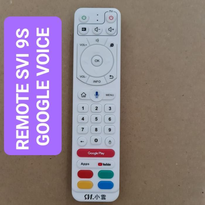 Svi Remote Esvi Android Box Svicloud 3S 3Plus Lite 3Plus 3Pro Dengan Google Play & Google Voice