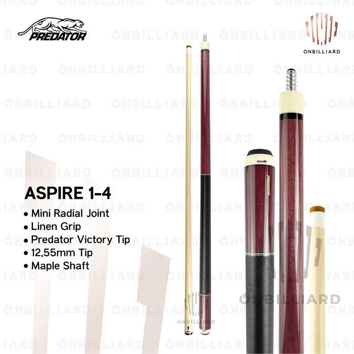 Zabymall- Predator Aspire 1-1 1-2 1-3 1-4 1-5 1-6 1-7 1-8 1-9 1-10 Cue Stick Billiard Low Deflection