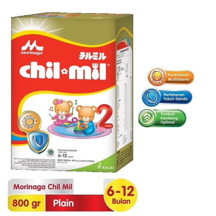 Littlebabby- Morinaga Bmt 0-6 / Chil Mil 2 / 6-12 Bulan 800Gr - Susu Formula Bayi