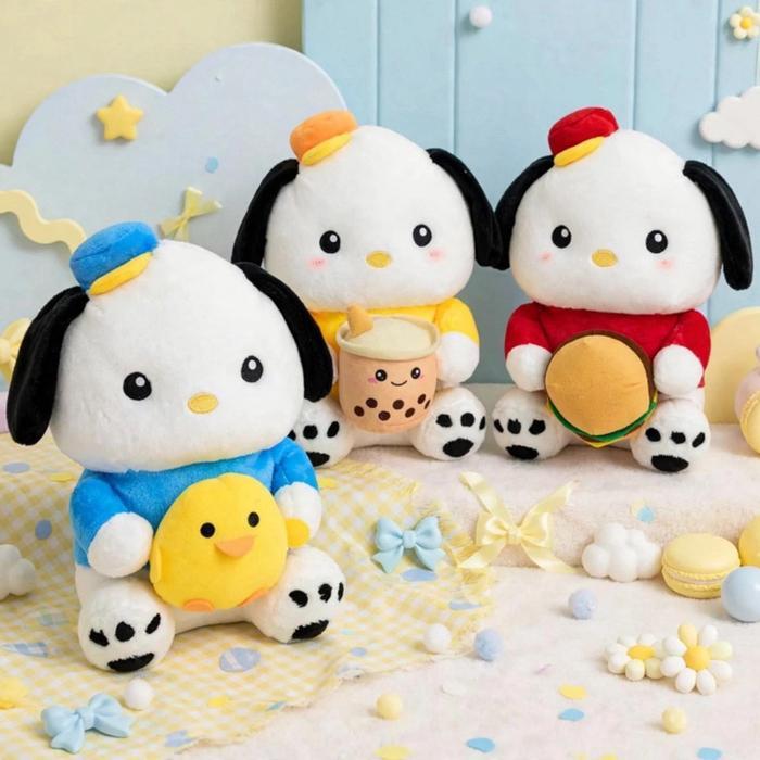 READY myrainbow seulgi boneka dog pochacco 18inch T 28 X L 18 cm boneka doggy pochacco burger bebek