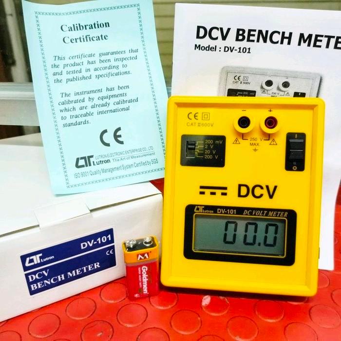Lutron Dv-101 Dc Volt Bench Meter