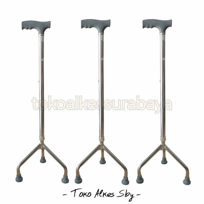 Redmallshop- Gea - Stick Kaki 3 Fs 926 - Model Pyramid Tongkat Jalan Kaki 3 Fs926 [Kode 1Kode 2Kode