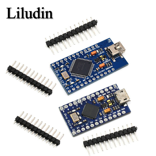 Pro Micro ATmega32U4 5V 16MHz Replace ATmega328 For arduino ATMega 32U4 Pro With 2 Row Pin