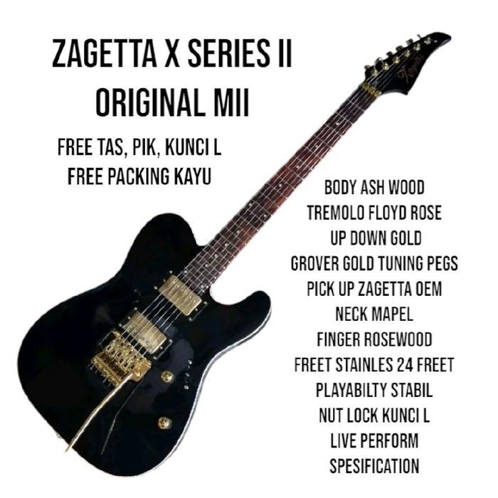 gitar zagetta x series II original MII