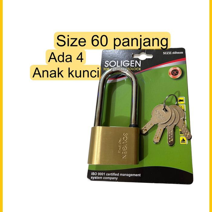 GEMBOK SOLIGEN PER ORIGINAL 100% ANTI MALING
