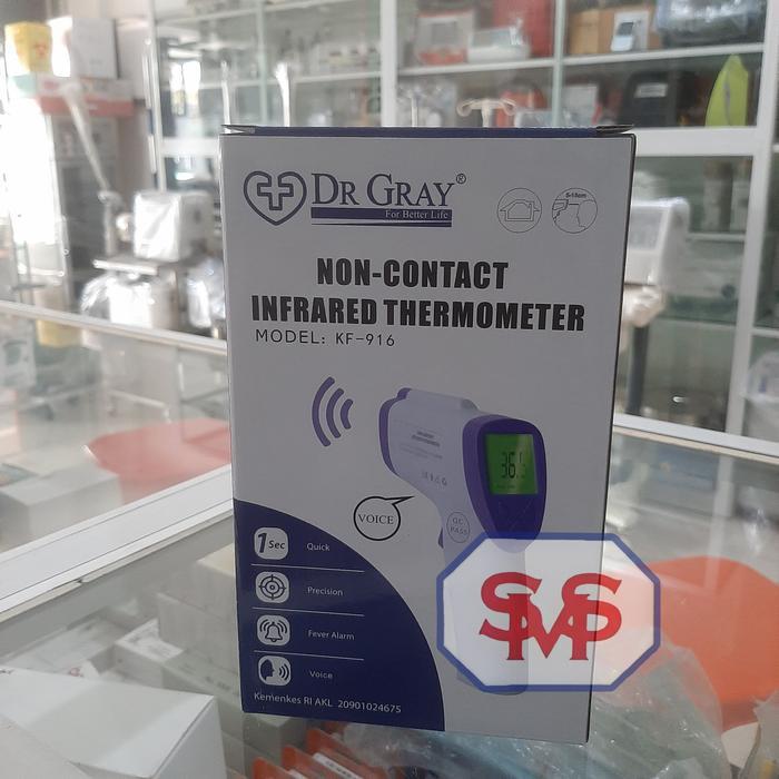 Thermometer Non Contact KF-916 DR Gray
