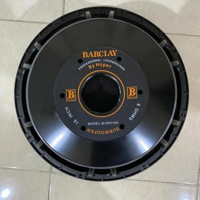 Komponen Speaker Barclay B18S1100 B18 S1100 by huper 18 inch