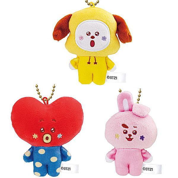 [Preorder - chat for fullprice] BT21 Fuwa Fuwa Mascot 4 capsule action figure [202609]