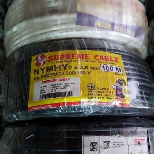 Kabel Serabut NYYHY / NYMHY 3x1,5 3x1.5 Supreme NYYHY / NYMHY 3x1,5mm 3x1.5mm Meteran Terbaruu