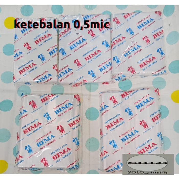 Plastik PP bening tebal 05 / plastik kaku bening tebal / plastik makanan kering / plastik snack