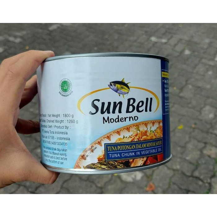

SUNBELL TUNA CHUNK IN VEGETABLE OIL 1800 GR