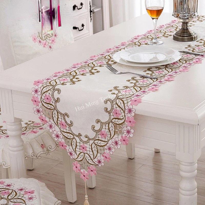 Table Runner For Dining Table Runners Europe Embroidered 40*200cm Fresh Tv Cabinet Cover Modern Tabl