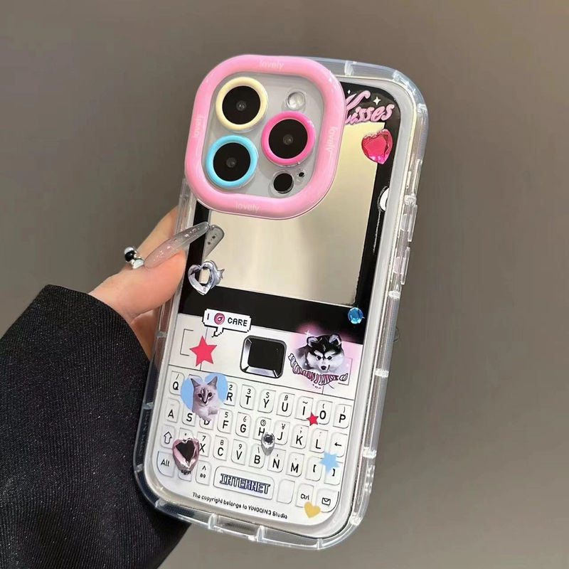 Lucu Mirror Unik Case Iphone 11 Pro Max 13 Pro Max 12 Pro Max 8 Plus 15 Pro Max 14 Pro Max 7 Plus Xs