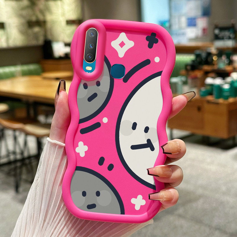 Casing Untuk VIVO Y12 Y12i Y15 Y17 Y3 Y3s 2020 Case Casing Beruang yang rusak pola HP Cesing lunak S