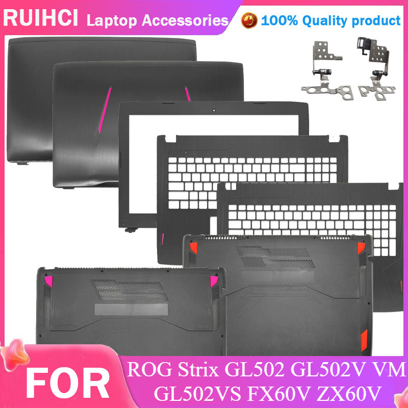 Casing Laptop LCD Rear Lid Back Top Cover Front Bezel Palmrest Bottom Case Housing For Asus ROG Stri