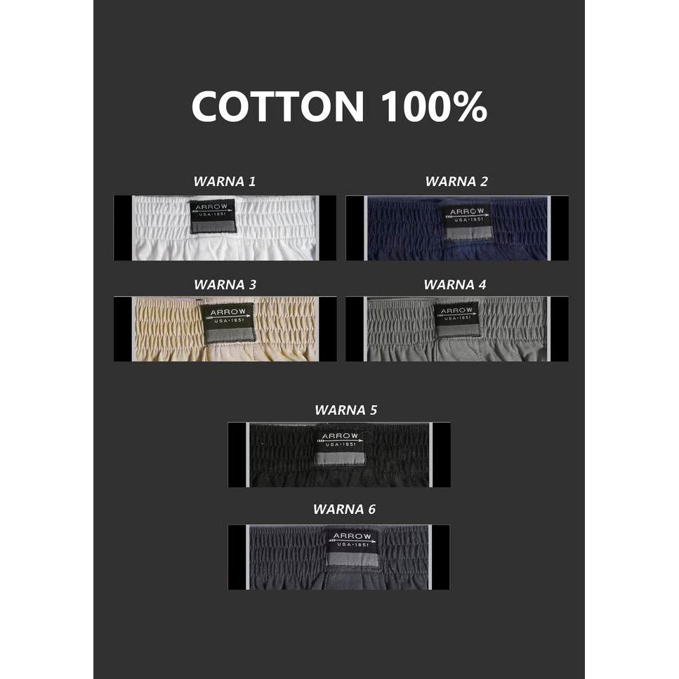 Mundo- Celana Dalam Arrow- Celana Dalam Pria-Boxer-Auxs12 Terlaris