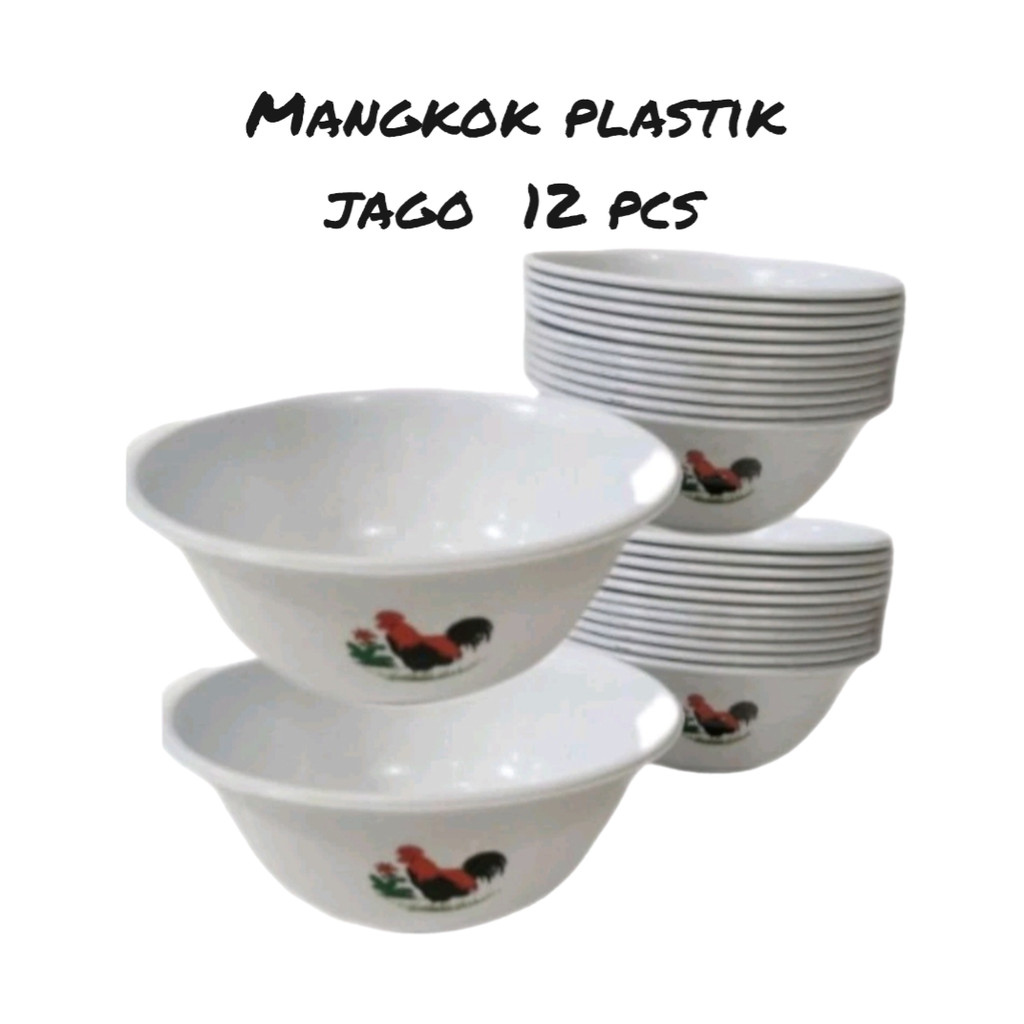 Mangkok ayam jago mangkok plastik Mangkuk mie bakso