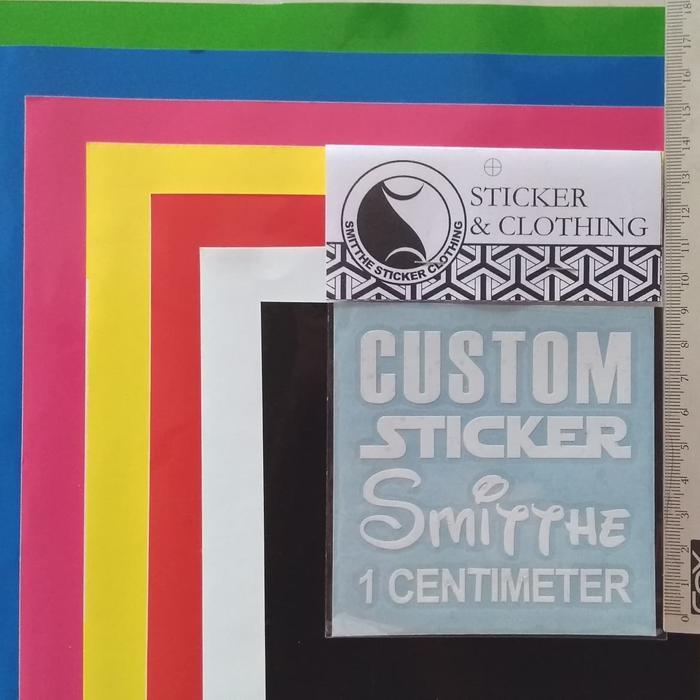 Custom Sticker Cutting Stiker Huruf
