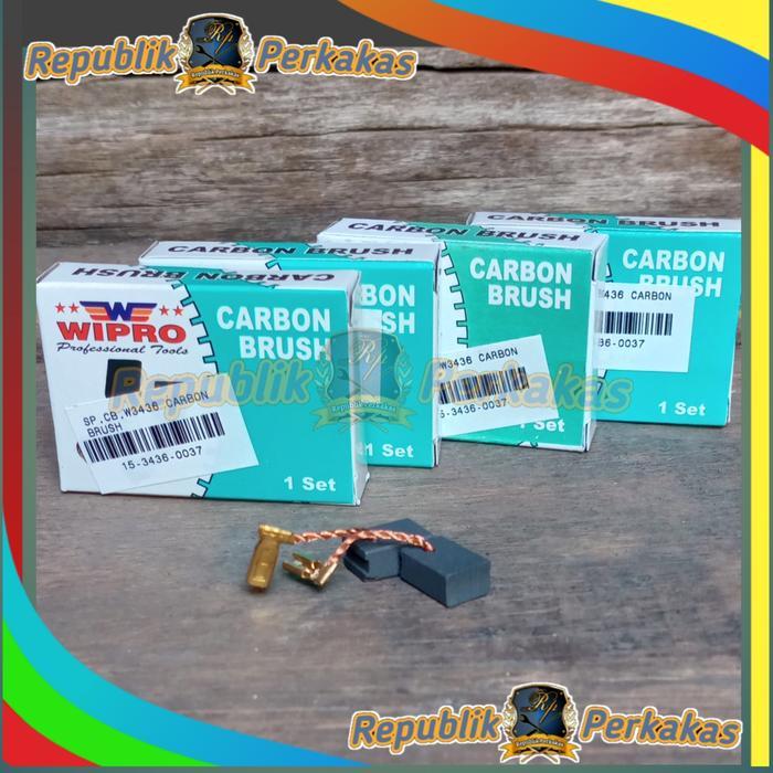 Wipro Carbon Brush / Arang / Brostel W3436 untuk mesin gerinda W3436