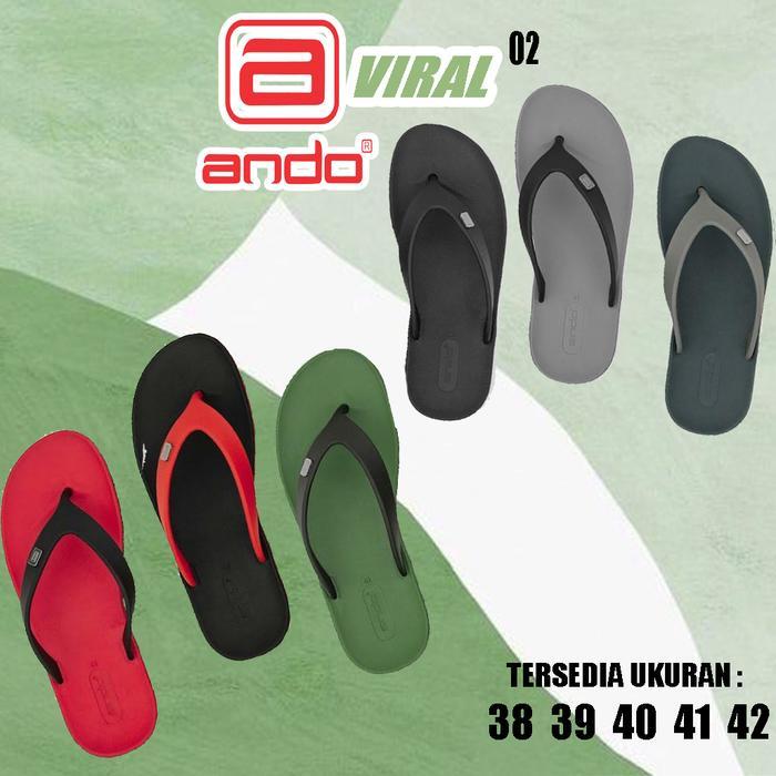 Sandal Jepit Ando Viral Pria/ Sandal Japit Ando Pria Viral 02