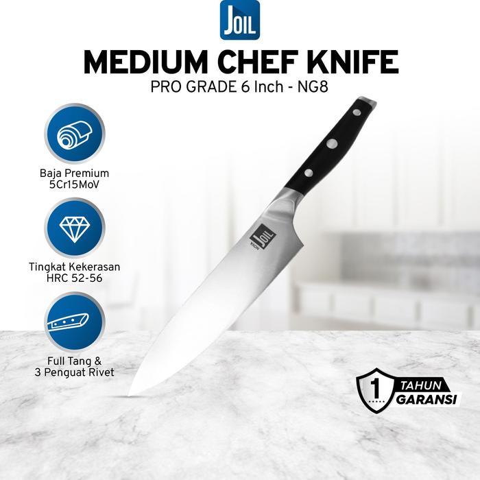 Joil Pisau Dapur Utility Knife 15 cm Stainless Steel - NG8