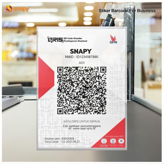 STIKER BARCODE QRIS