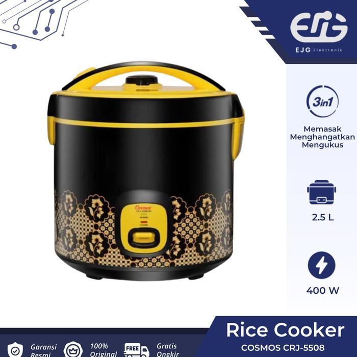 Cosmos Crj-5508Bc Magic Com 2.5L Crj5508Bc Rice Cooker Big Capacity Crj 5508-Bc