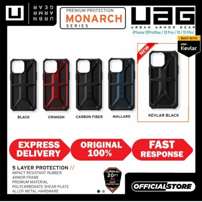 Case Iphone 13 Pro Max 13 Pro Uag Monarch Rugged Slim Shockproof