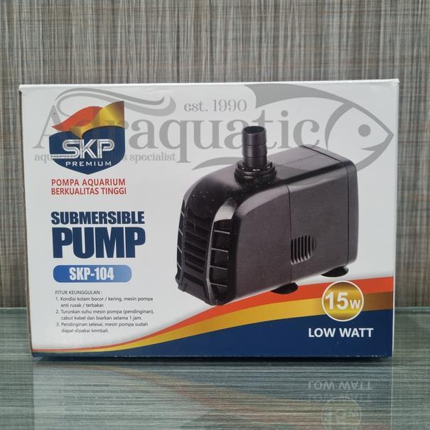 Skp-104 Submersible Pump Pompa Air Celup Filter Aquarium Kolam Aerasi