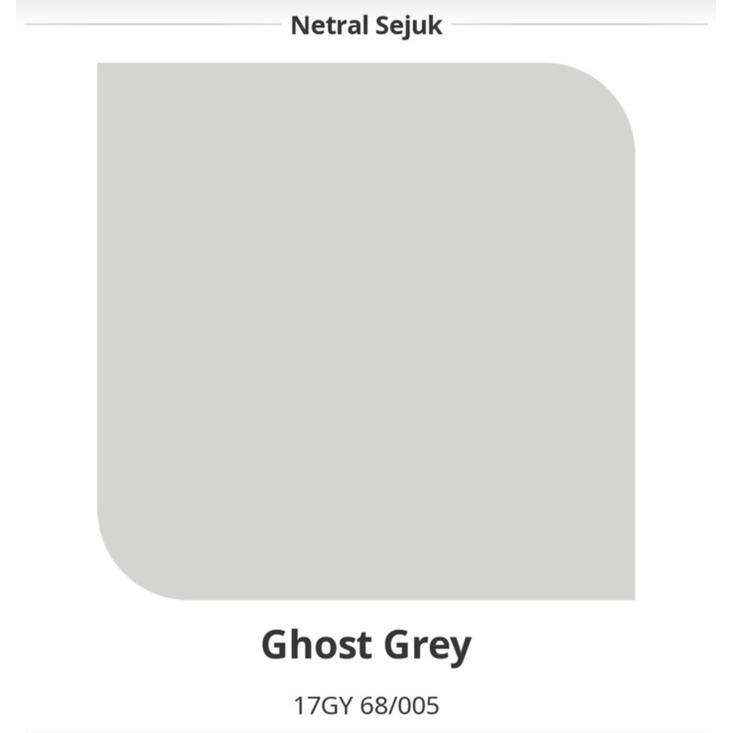 Dulux Easy Clean Ghost Grey 2,5L Gallon Tinting Css