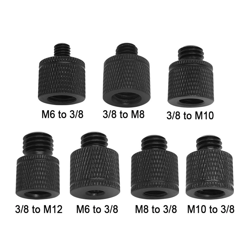 Conversion Screw 3/8 to M6 M8 M10 M12 Screw Photography Accessories Adapter Mount Screw for Tripod