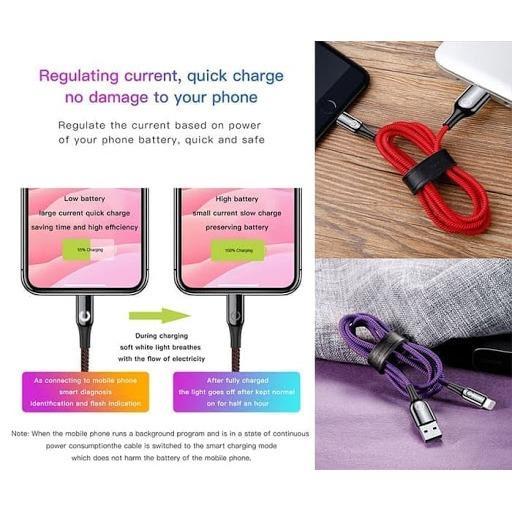 Laptrix- Kabel Data Type-C Baseus Automatic Power-Off 1M 2.4A