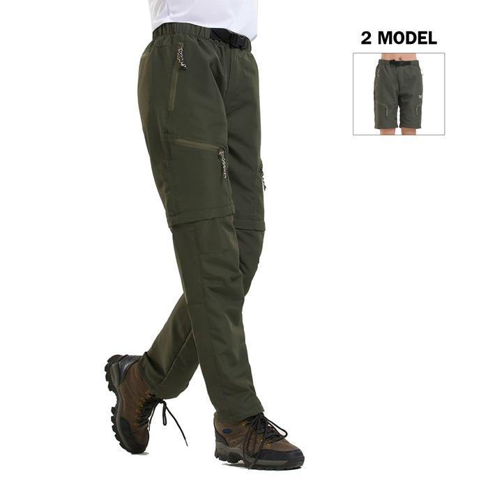 e4tm- Elfs Active Celana Gunung Sambung Wanita Size S - Xxl Pdl 2In1 Mountain Pants Outdoor