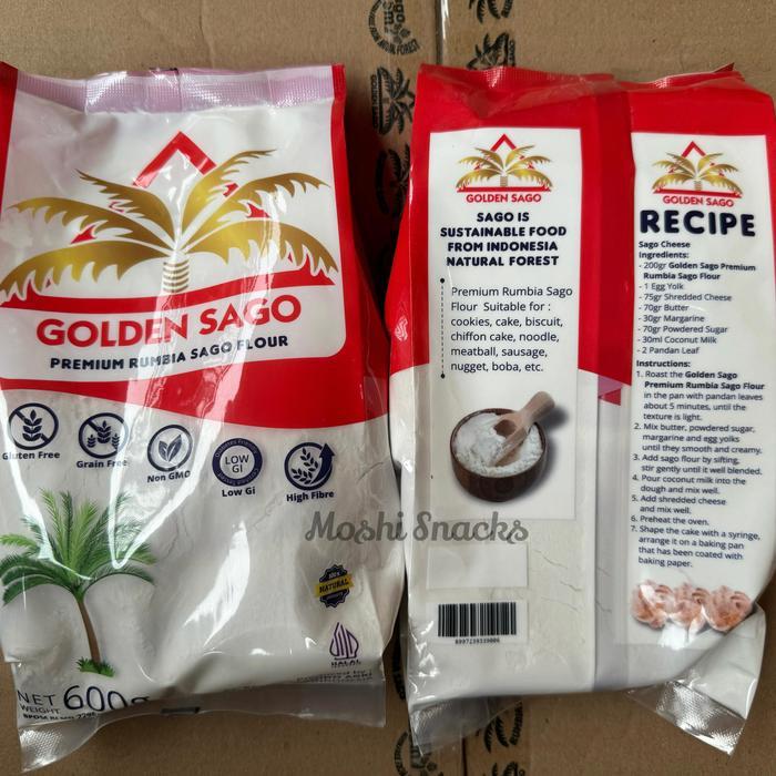 swwf- Sagu Rumbia Asli Bangka 600Gr / Tepung Sagu Rumbia Kiloan